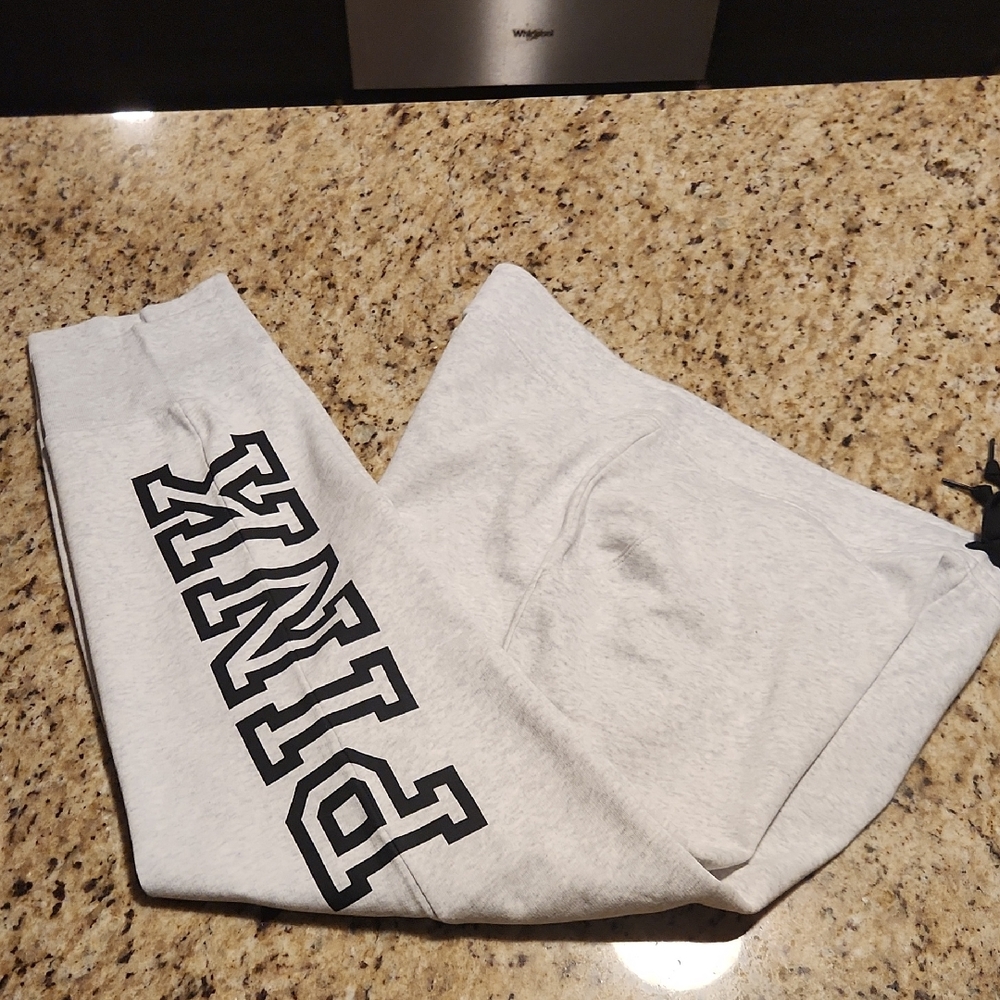 PINK Victoria's Secret Light Gray Women's Joggers.